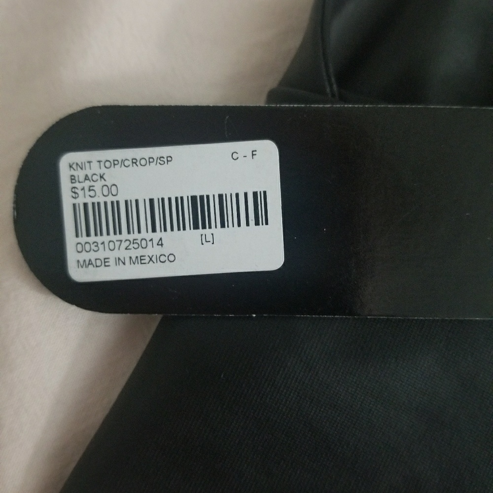 Latex look crop top *free w purchase* - Picture 6 of 6